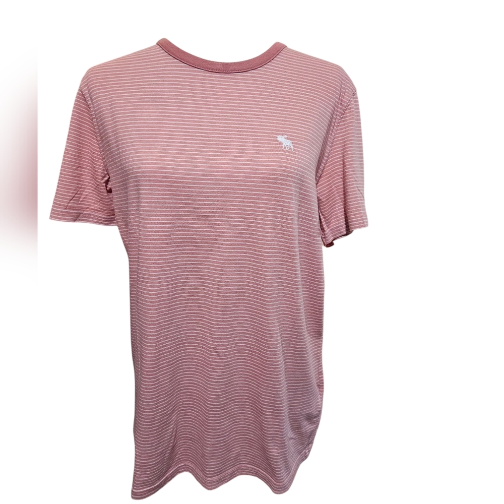Abercrombie & Fitch Pink Striped T-Shirt